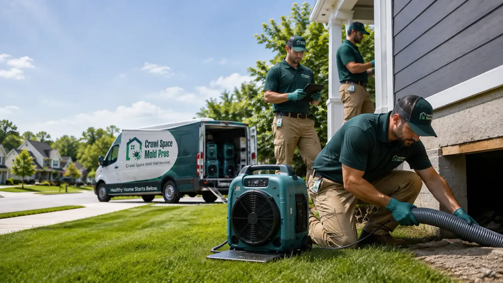 Crawl Space Mold Removal in Queen Anne, MD